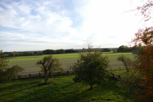 Herbstblick vom Balkon