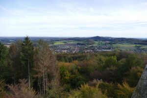 Blick auf Borgholzhausen vom Luisenturm